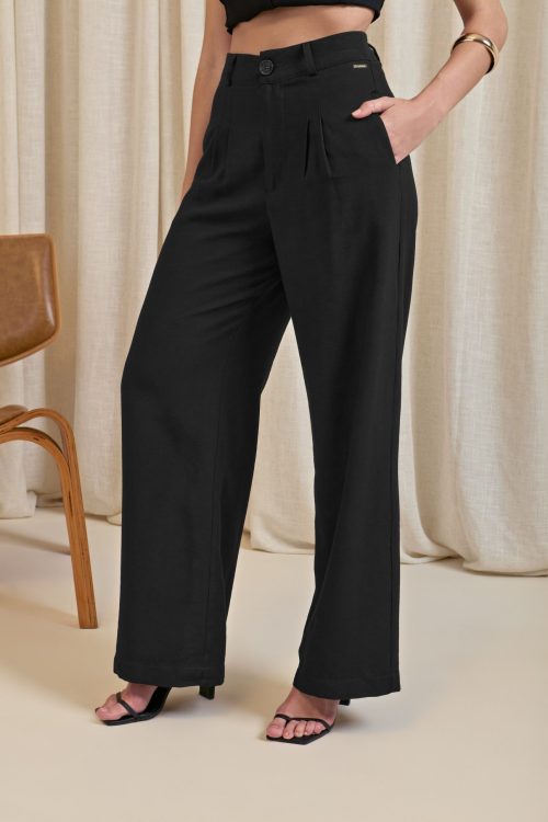 Calça de Alfaiataria Feminina Gabby Preta