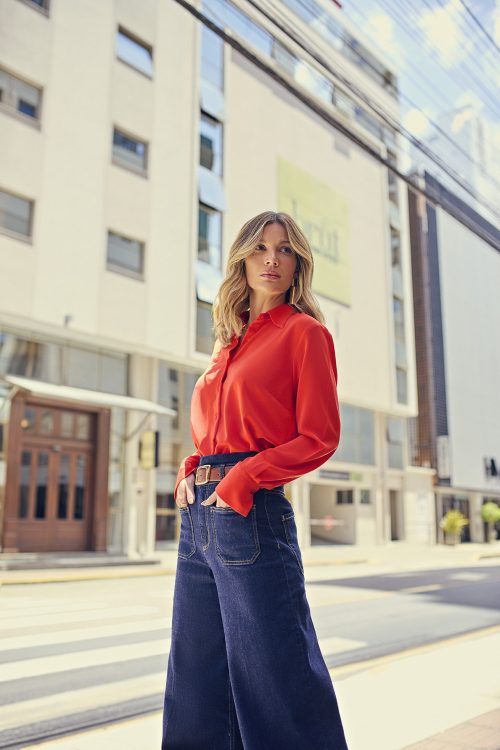 Camisa Feminina Marianne Vermelha