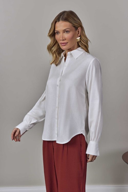 Camisa Feminina Helena Branca