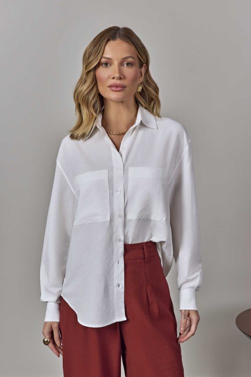 Camisa Feminina Melina Branca